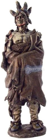 Arrikkara Indian Native American Statue Ships Immediatly !!