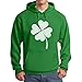 TeeStars Men's Faded Shamrock Clover St. Patrick's Day Hoodie
