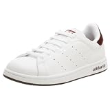 adidas Originals Women's Stan Smith 2 Soft Leather Shoe,White/Lt Maroon,5 M