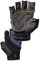 Latest Model Harbinger Training Grip Non WristWrap® Men's Glove - Black/Caribbean Blue
