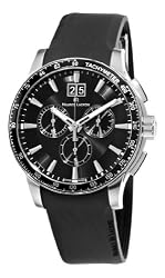 Maurice Lacroix Men's MI1098-SS041330 Miros Sport Black Chronograph Dial Watch from Maurice Lacroix