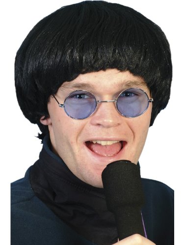 Black 60s Beatles Wig