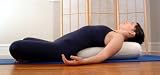 Yoga Bolster - Cotton Round -Hemp