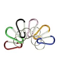 Automotive Parts and Accessories: Voberry Mini Aluminum KeyChain Carabiners 6pcs - Voberry