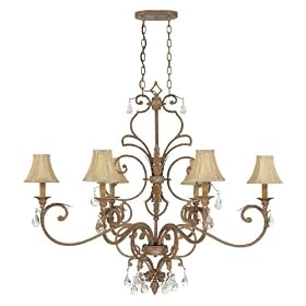 Capital Lighting Fixtures Vanity Fair Six Light Chandelier With Crystals With A SPICE WITH... by Capital Lighting