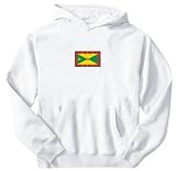 Sweatshirt White  Flag Transfer Grenada  State Country