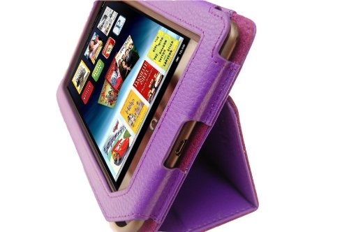 M2U Genuine Leather Stands Cover Case for Nook 