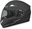 AFX FX-90 Full Face Motorcycle Helmet Flat Black Medium M 0101-3345