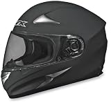 AFX FX-90 Full Face Motorcycle Helmet Flat Black Medium M 0101-3345
