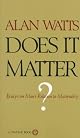 Does It Matter? : Essays on Man's Relation to Materiality