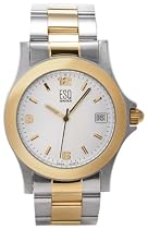 ESQ by Movado Men's Classic Two-Tone Bracelet Silver Dial Watch #07300487