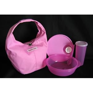Tupperware Fashion Lunch Set with Tumbler and Bowl in Purple Pink by Tupperware