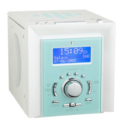 Childrens Toyshop  Electronics : Intempo Digital RS-01 Bedside CD radio alarm clock with DAB & FM. Pearlescent.
