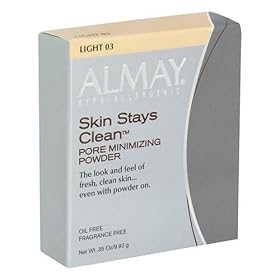 Almay Skin Stays Clean Powder, Light - .35 oz