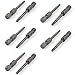 Uxcell a13110400ux0349 50mm Length 2.74mm T10 Type Tip Magnetic Torx Screwdriver Bits (Pack of 10)