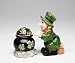 Appletree Design Leprechaun with Pot of Gold Salt and Pepper Set, 2-3/8-Inch, 3-3/4-Inch