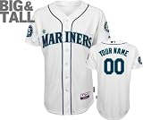 Seattle Mariners Jersey: Big & Tall Personalized Home White Authentic Cool Base&Atilde;&cent;"&Acirc;&cent; Jersey with 35th Anniversary Patch