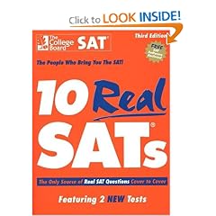 10 Real SATs, Third Edition