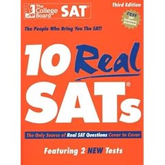 10 Real Sats, 3rd Edition with CDROM (College Board Official Study Guide for All SAT Subject Tests)