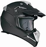 Vega DOT Flyte Vented Off Road Motocross Motorcycle Helmet (6 Colors) - Frontiercycle (Free U.S. Shipping) (L, FLAT BLACK)