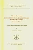 Gilbertus Universalis: Glossa Ordinaria in Lamentationes Ieremie Prophete: Prothemata Et Liber I: A Critical Edition With an Introduction and a Translation (Studia Latina Stockholmiensia)