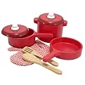 Melissa & Doug Wooden 8-pc. Kitchen Accessories Set