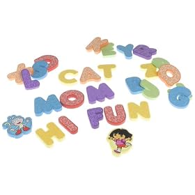 Munchkin Dora The Explorer Floating Foam Letters by Munchkin