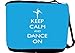 Rikki KnightTM Keep Calm and Dance On - Sky Blue Color Messenger Bag