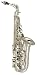 P. Mauriat PMXA-67RS Alto Sax, Silver Plate, Rolled Tone Hole with Case