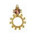 Finger Ring Rosary - Divine Mercy with Gold Tone - MADE IN ITALY