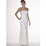 Wedding Dress. Womens Long Evening Gown. Formal Bridal Dress. Ivory Beaded Dress by Sean Collection (1833)