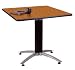 Ofm Mt36sq-cherry 36 Inch Square Multi-purpose Table - Mesh Base-cherry