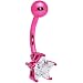 Pink Neon Titanium Gem Star Belly Ring