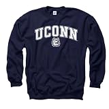 Connecticut Huskies Youth Navy Perennial II Crewneck Sweatshirt