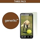 Generiks TM HTC EVO 3D *CLEAR* Screen Protectors (3 Pack!!!)