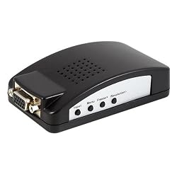 DVD VGA RCA S-video to Laptop Computer PC VGA LCD Monitor Converter Switch Adapters