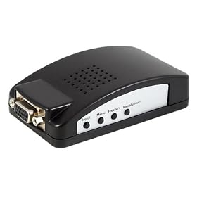 Buy DVD VGA RCA S-video to Laptop Computer PC VGA LCD Monitor Converter Switch... now!