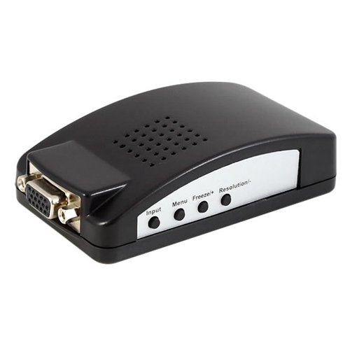 DVD VGA RCA S-video to Laptop Computer PC VGA LCD Monitor Converter Switch Adapters