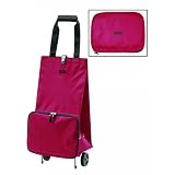 Foldable Trolley Shopping Bag Cart by Reisenthel of Germany - Solid Red