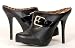 Designer CLOG MULE Round Toe Fashion Womens BLACK