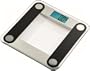 EatSmart Digital Bathroom Scale w/ Extra Large Backlit 3.5" Display and "Step-On" Technology, Black