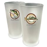American Expeditions 2 Pint Glasses - Largemouth Bass