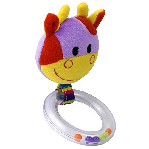 Icute Smarty Rattles Purple Cowei with Ring
