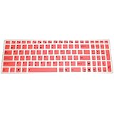 CaseBuy&reg; Ultra Thin Soft Silicone Gel Keyboard Protector Skin Cover for ASUS A53E D550MA F552LDV F751LDV G550JK G53SW G53JW G53SX GL551JM GL551JK GL771JM G73JW G73JH G73SW K73E K53SV K550CA K553MA N56VZ N56VM N550JA N550JV N550JK N750JV Q501LA Q502LA Q551LN S56CA S500CA S550CA TP550LA TP550LD UX51VZ U57A UX51VZ V500CA V550CA X502CA X550CA X550LA X550LB X551CA X551MA X552EA X552EP X552CL X552VL X501 X501A X550LA X551MAV X555LA X555LD X555LN X555LP X553MA X552LAV X750JB X750JA X750LA X750LB X750JN X751LA X751LD X751MA X751LDV Lamborghini VX7SX series US Layout(Transparent Pink)