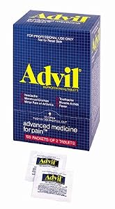 Advil&laquo; Advanced Medicine for Pain&Ouml;- 50 2-packs- 100 tablets per dispenser box At Home Emergency