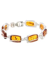 Sterling Silver Honey Amber Bracelet