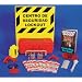 NMC LOK2BI 11 Piece Bilingual Electrical Lockout Center with Wire Basket, 16" Length x 14" Height, Yellow Board