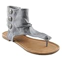 FOOT Womens Sandals Sky Grey Denim