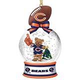 Chicago Bears Snow Globe Ornaments