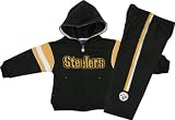 Pittsburgh Steelers Infant Full Zip Hooded Jacket and Pant Set